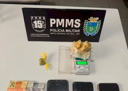 Três adolescentes são apreendidos por tráfico de drogas em Nova Alvorada do Sul