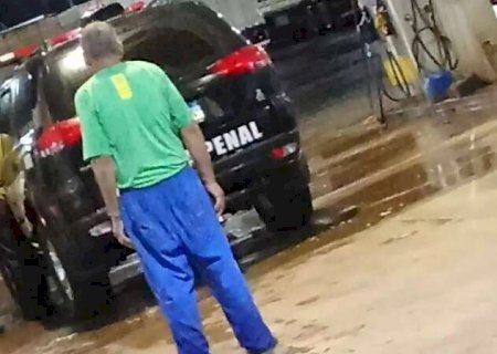 Bêbado detido com viatura da Polícia Penal furtou picape 9 dias antes